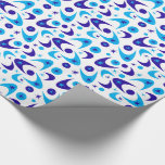 Retro Boomerangs Wrapping Paper<br><div class="desc">Retro boomerangs wrapping paper.  Background colour can be customized.</div>