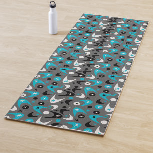 Retro Boomerangs Yoga Mat