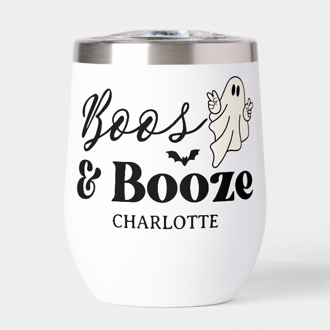 Retro Boos & Booze Spooktacular Halloween (Front)