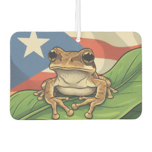 Retro Boricua Pride Poster Air Freshener