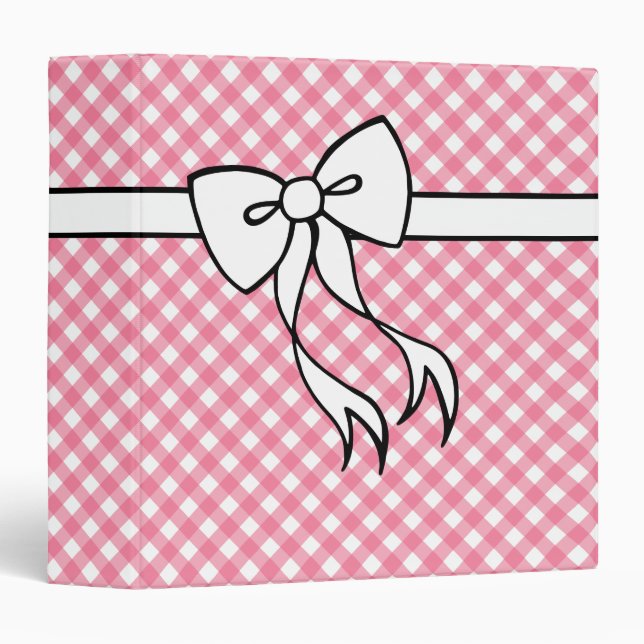 Retro Bow  Binder (Front/Spine)