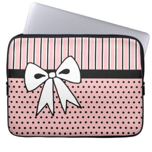 Retro Bow Laptop Case