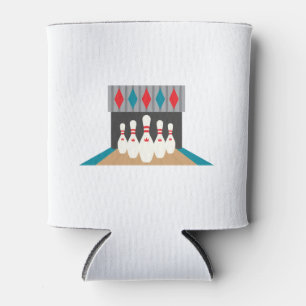 Retro Bowling Alley Can Cooler