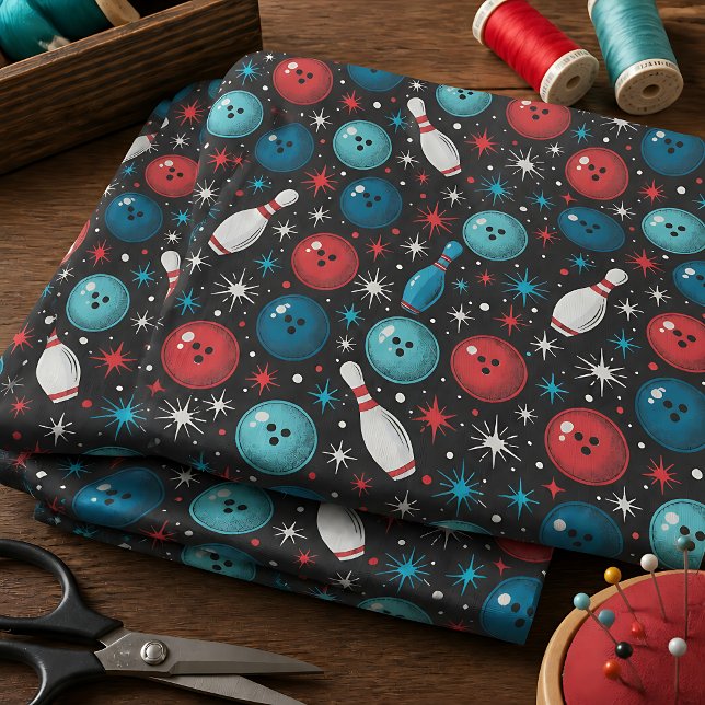 Retro Bowling Pattern Fabric (Creator Uploaded)