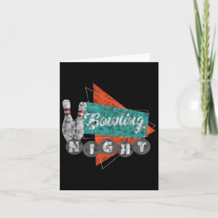 Retro Bowling T Shirt Men Women Vintage Bowling Pa Card