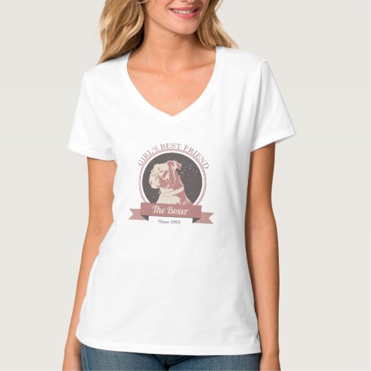 Retro Boxer Dog T shirt Design