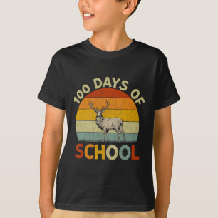 Retro Boys Girls Teachers 100th Day Of School  T-Shirt