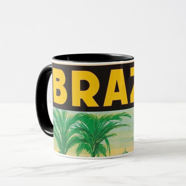 Retro Brazil Mug (Devant gauche)