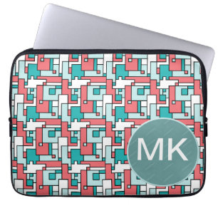 Retro Brick Pattern Laptop Sleeve