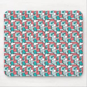Retro Brick Pattern Mouse Pad