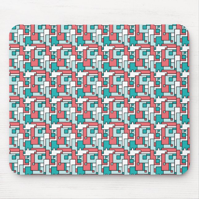 Retro Brick Pattern Mouse Pad (Front)