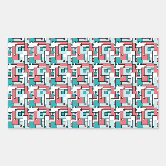 Retro Brick Pattern Sticker (Front)