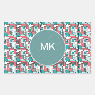 Retro Brick Pattern Sticker