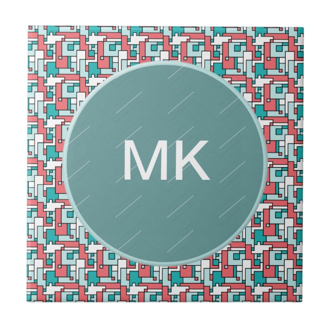 Retro Brick Pattern Tile (Front)