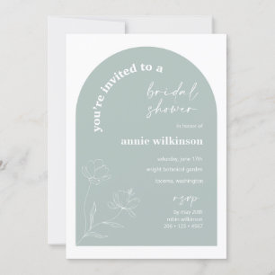 Retro Bridal Shower Invitation Wedding Party