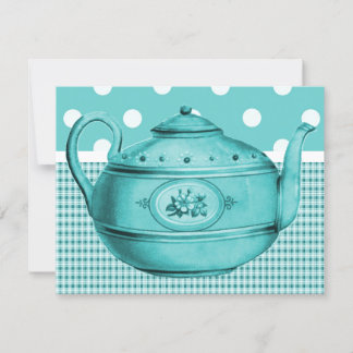 Retro Bridal Tea Invitation