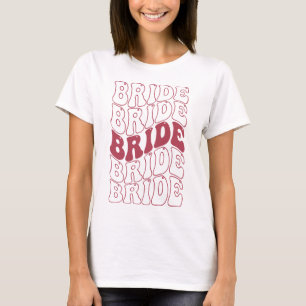  Retro Bride Bridesmaid T-Shirt