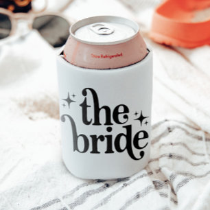 Retro Bride Can Cooler Gifts For Bride To Be