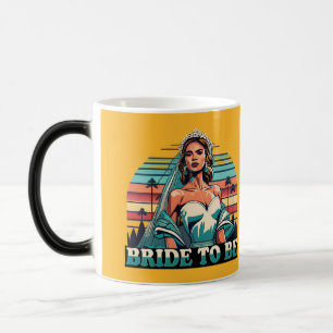 Retro Bride to be Magic Mug