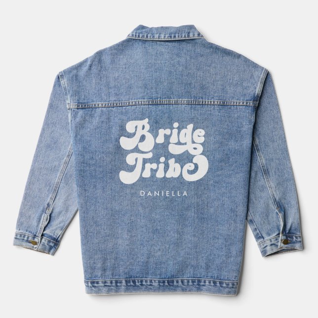 Retro Bride Tribe Personnalisé (Verso)