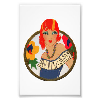 Retro Bridge Tally Redhead Photo Print