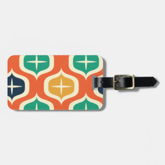 Retro Bright & Funky Luggage Tag
