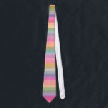 Retro Bright Rainbow Stripe Tie<br><div class="desc">This is a stylish pattern,  with retro,  bright rainbow stripes.</div>