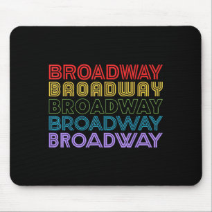 Retro Broadway Music Lover Theatre Musical Theater Mouse Pad