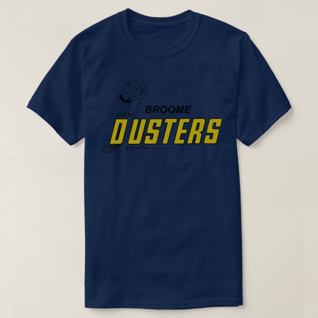 Retro Broome Dusters Hockey T-Shirt (Design Front)