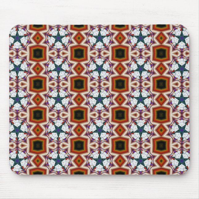 Retro Brown Art Mouse Pad (Front)