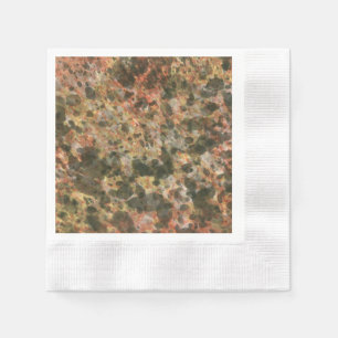 Retro Brown Marble Napkins 