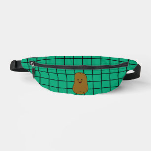 Retro, Brown Potato, Teal Fanny Pack