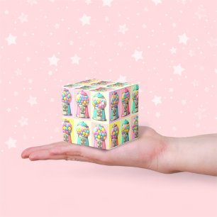 Retro Bubblegum machine Favor Box