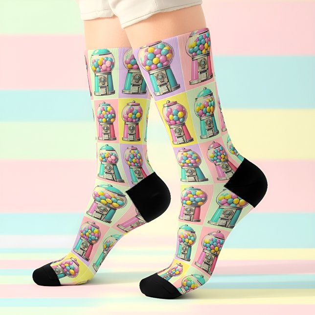 Retro Bubblegum machine  Socks (Creator Uploaded)