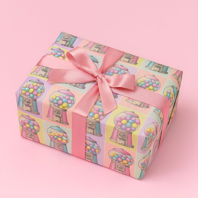 Retro Bubblegum machine  Wrapping Paper (Creator Uploaded)
