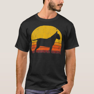 Retro Bull Terrier Dad Vintage Bull Terrier T-Shirt