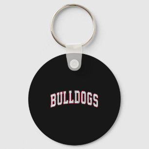 Retro Bulldogs For Men Women Boys Girls Kids Keychain
