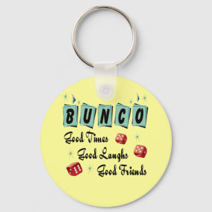 Retro Bunco Keychain