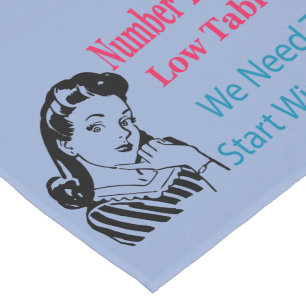 Retro Bunco Low Table #3 Short Table Runner