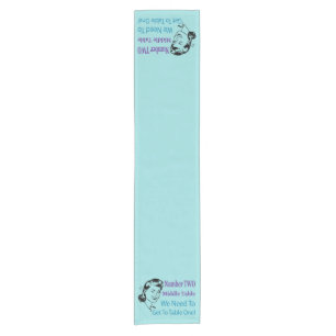 Retro Bunco Middle Table #2 Short Table Runner