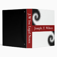 Retro Business Binder