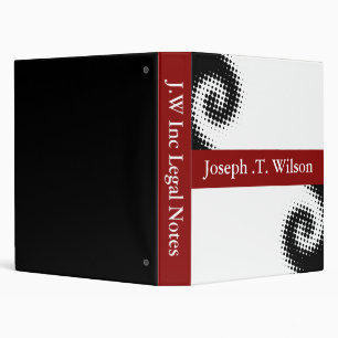 Retro Business Binder