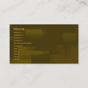 Retro Business Card