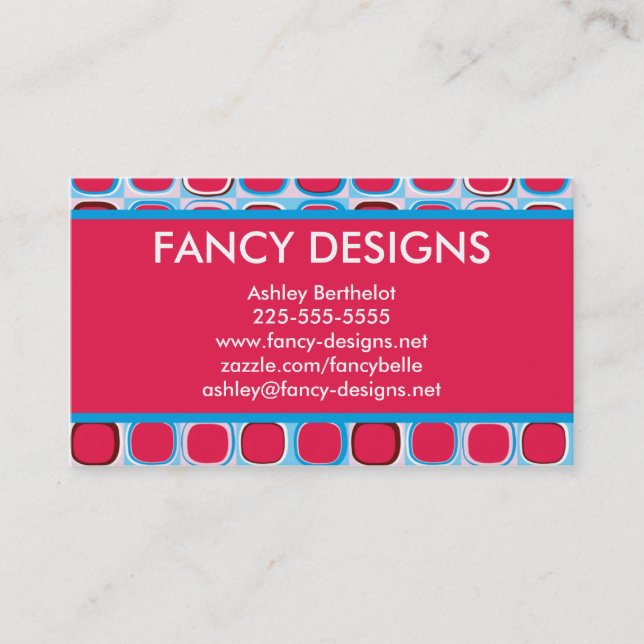 Retro Business Card (Front)