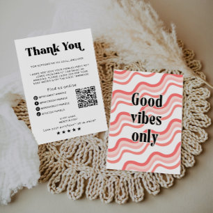 Retro Business Thank You Card