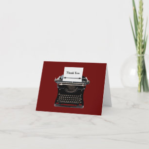 Retro Business You Cards Typewriter Theme