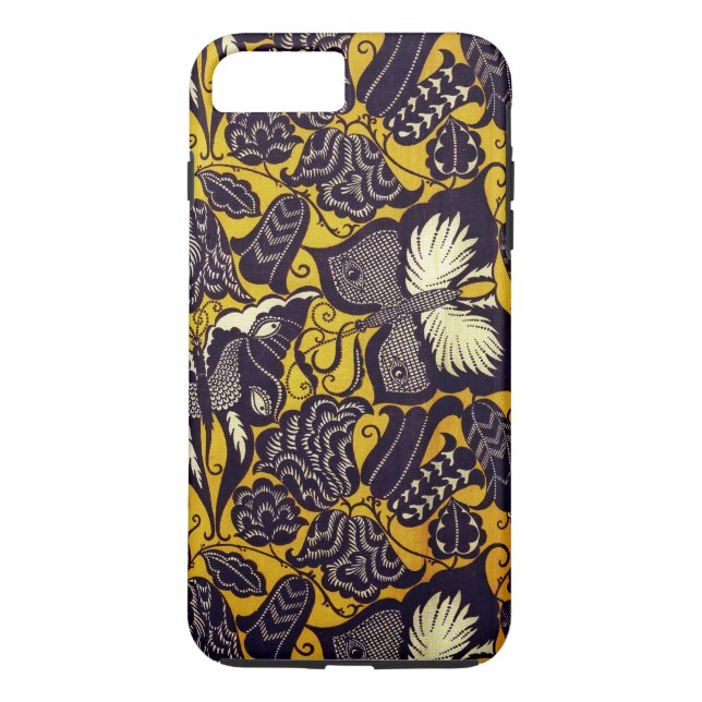 Retro Butterflies and Flowers Case-Mate iPhone Case (Back)