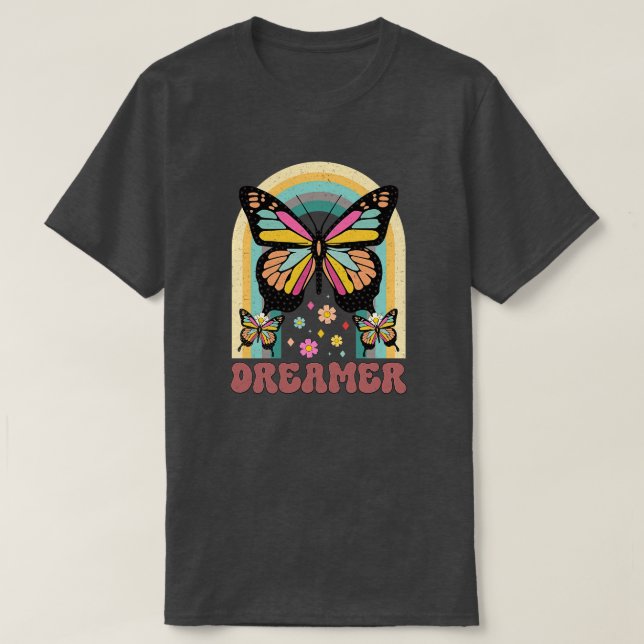 Retro Butterfly 6 T-Shirt (Design Front)