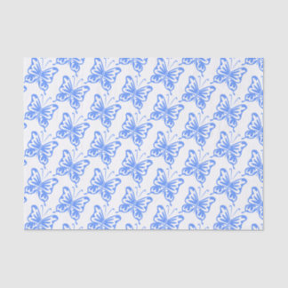 Retro Butterfly - Baby Blue Tissue Paper