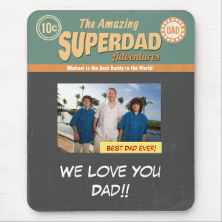 Rétro cadeau de tapis de souris de style de bande